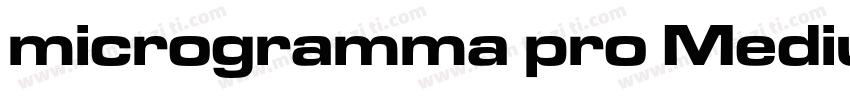 microgramma pro Medium字体转换